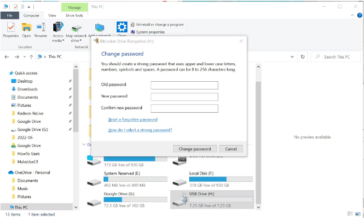 如何更新Windows受保護驅動器上的BitLocker密碼