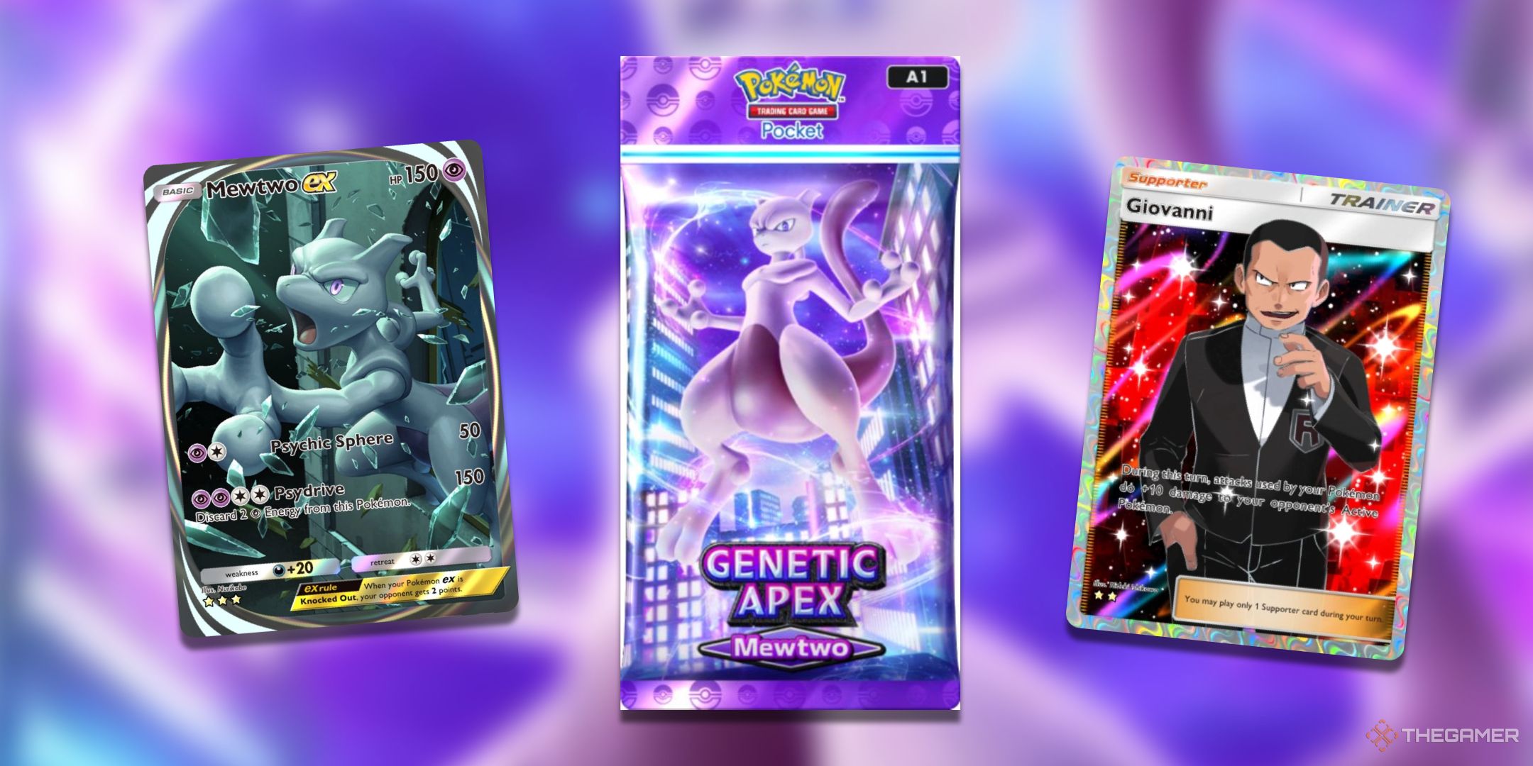 Pokemon Pocket: Alle Karten im Genetic Apex Mewtu Pack