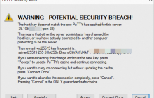 Host key verification failed
