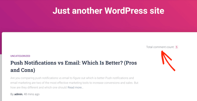 如何在 WordPress 中顯示評(píng)論總數(shù)