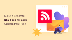 How to create a separate RSS source for each custom post type in WordPress