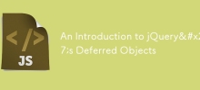 An Introduction to jQuery's Deferred Objects
