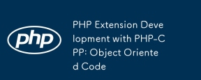 PHP-CPP를 통한 PHP 확장 개발 : 객체 지향 코드