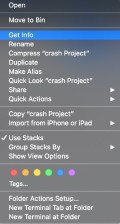 How to get the path of a file in Mac? How to find it?