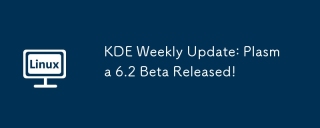 KDE Weekly Update: Plasma 6.2 Beta Released!