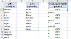 So vergleichen Sie zwei Spalten in Excel mit Vlookup