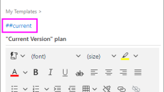 Buat dan gunakan templat Outlook bersarang