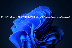 Best Fixes: Windows 11 KB5034204 Won't Download and Install