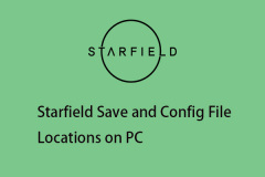 Starfield Save and Configファイルの場所はどこですか?