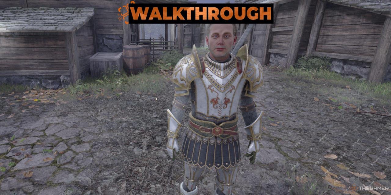 Oblivion Remastered: Knights Of The White Stallion Quest Walkthrough