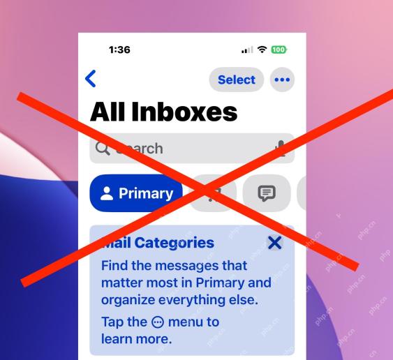 How to Disable Mail Categories on iPhone & Return to Old Inbox Style