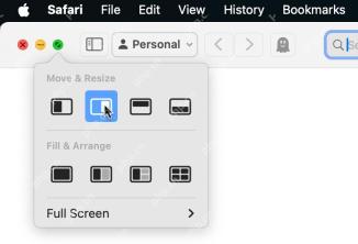 Comment utiliser le carrelage des fenêtres dans macOS Sequoia