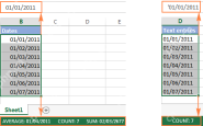 excel:將文本轉換為日期和號碼到日期