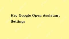 说'嘿Google,开放助理设置”,以设置助手-Minitool