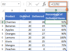 How to calculate percentage in Excel - formula examples
