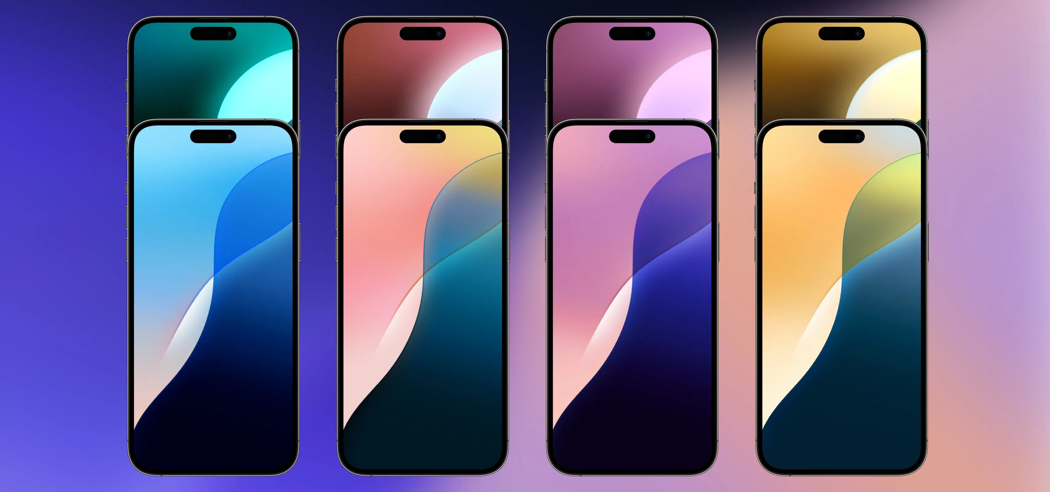 Laden Sie Apples neue iOS 18 und iPados 18 -Hintergrundbilder herunter, um auf jedem Gerät zu verwenden.