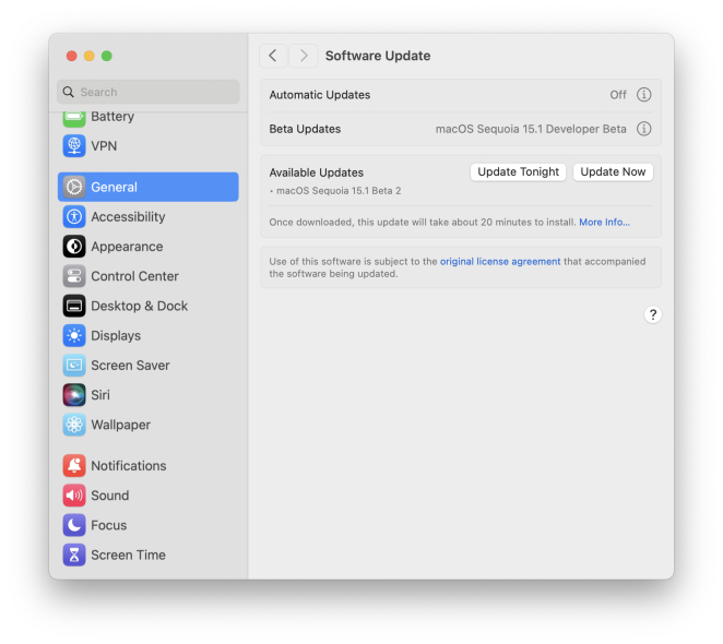 iOS 18.1的Beta 2,Macos紅杉15.1和iPados 18.1與Apple Intelligence發布