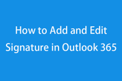 Outlook 365에서 서명을 추가하고 편집하는 방법 -Minitool