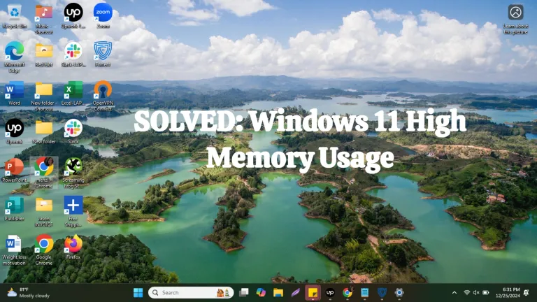 Windows 11高內存使用率:6個最佳修復程序