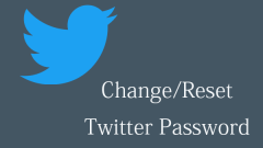 Change/Reset Twitter Password | Recover Twitter Password - MiniTool