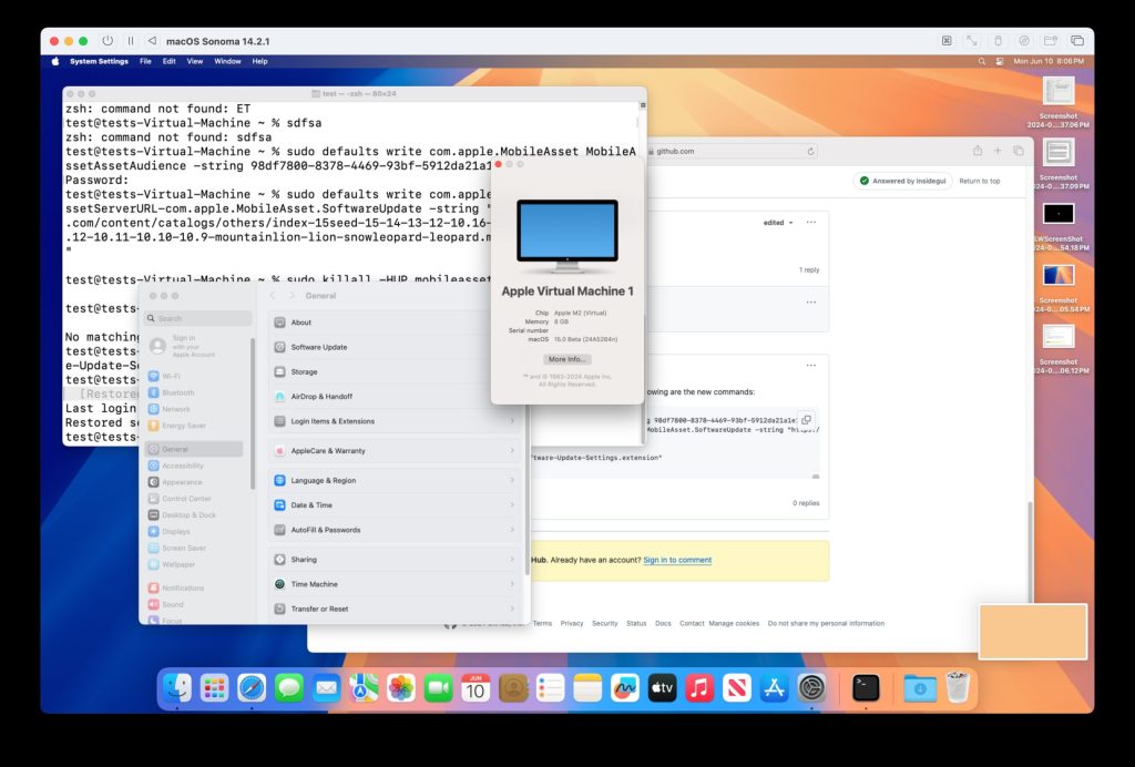 Can’t Upgrade a Sonoma VM to MacOS Sequoia Beta? Try This