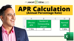 How to Find APR in Excel – Step by Step APR Calculation