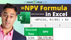 NPV Formula Excel – Step by Step Net Present Value Formula Guide