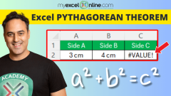 How to Use Pythagorean Theorem in Excel – Step by Step Formula Guide