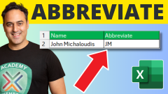 Wie man Text mit Formeln in Excel abkürzen