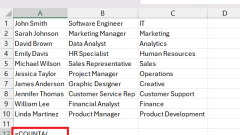 How to Count If Cell Contains Text in Excel