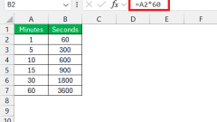 Minuten in Excel – in Sekunden umwandeln; Schritt -für -Schritt -Anleitung