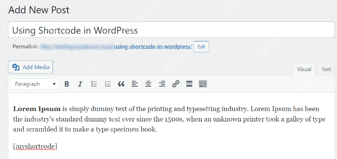 如何在 WordPress 中添加短代码（初学者指南）
