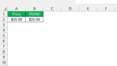 Comment tronquer les nombres avec trunc dans excel