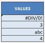 Count Formula in Excel