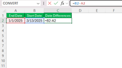 How to Subtract a Date in Excel – Step by Step Guide