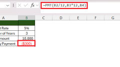 Mastering PMT Function in Excel – 3 Examples