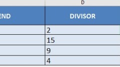 Comment diviser en Excel avec la formule de division
