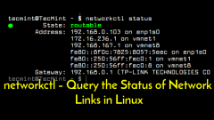 Networkctl - Semak Status Rangkaian di Linux