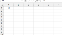 Cara membuat formula nombor negatif di Excel