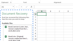 Cara Memulihkan Fail Excel yang Tidak Terlibat, Gunakan ciri Excel Autosave/Autorecover