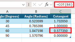 The Ultimate Guide to Cotangent Formula in Excel
