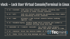 How to Lock Your Linux Terminal with vlock