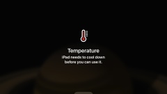 Fix iPad Temperature Warning: iPad needs to cool down before you can use it