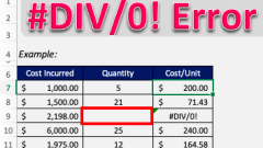 Bagaimana untuk memperbaiki #div/0! Ralat dalam formula Excel