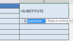 Retirez le deuxième trait d'union avec une formule de substitution Excel