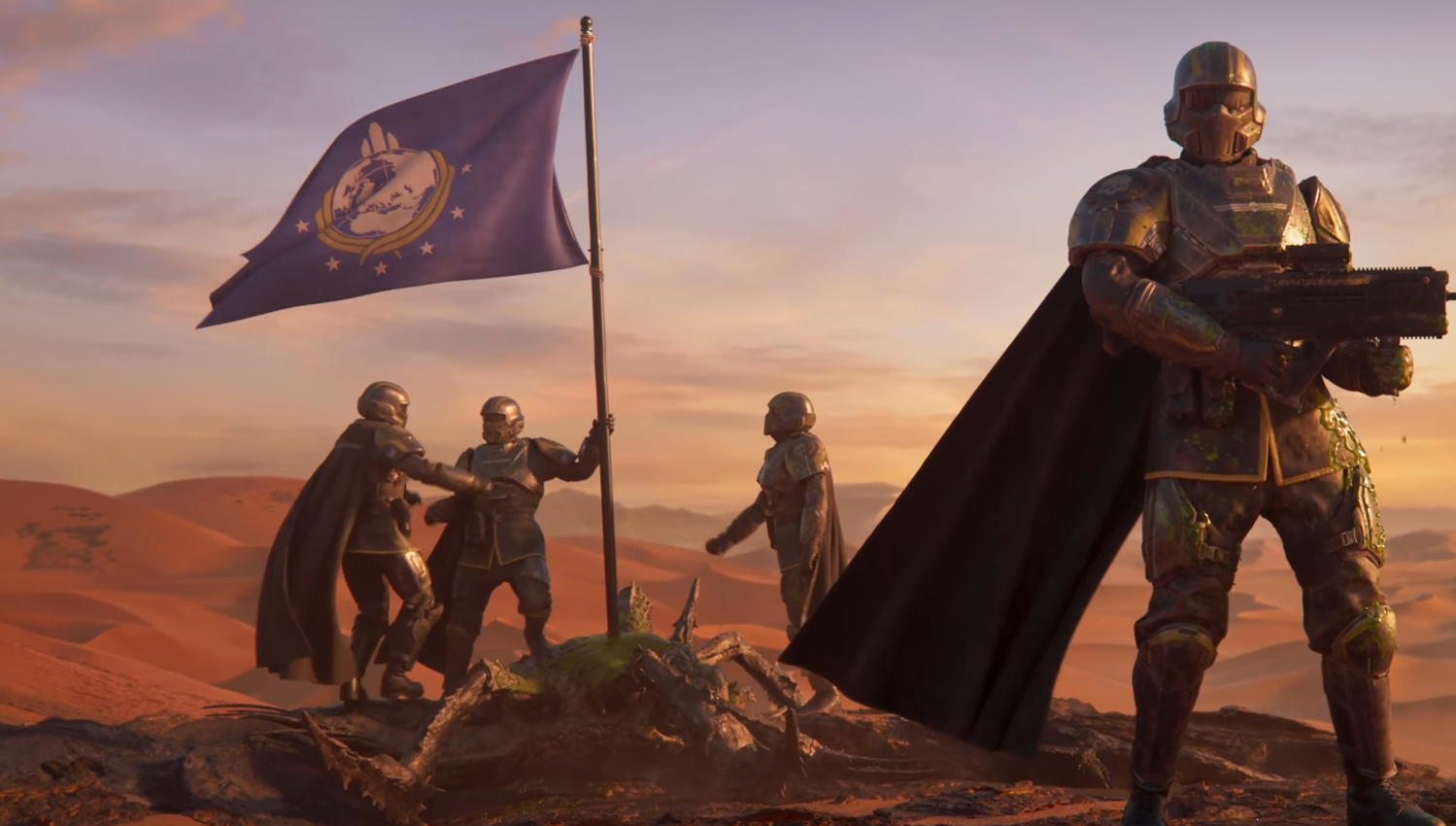 Helldivers 2 Flag Weapon Guide: CQC-1 One True Flag