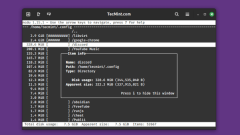 NCDU - Un analyseur d'utilisation du disque et un tracker pour Linux