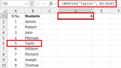 Excel Xmatch Function – Panduan utama dengan contoh
