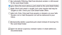 So setzen Sie den Outlook -Spam -Filter, um Junk -Mail zu stoppen