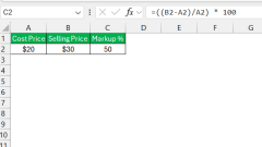 Die ultimative Anleitung zur Excel -Markup -Formel